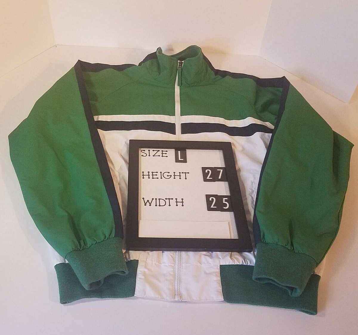 Vintage Arizona Jean Co, Large, Green, Track Windbreaker