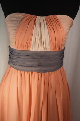 peach empire waist dress Buy Peach Cotton Flax Deep-V Neck Empire Waist Maxi Dress Online at  SeamsFriendly