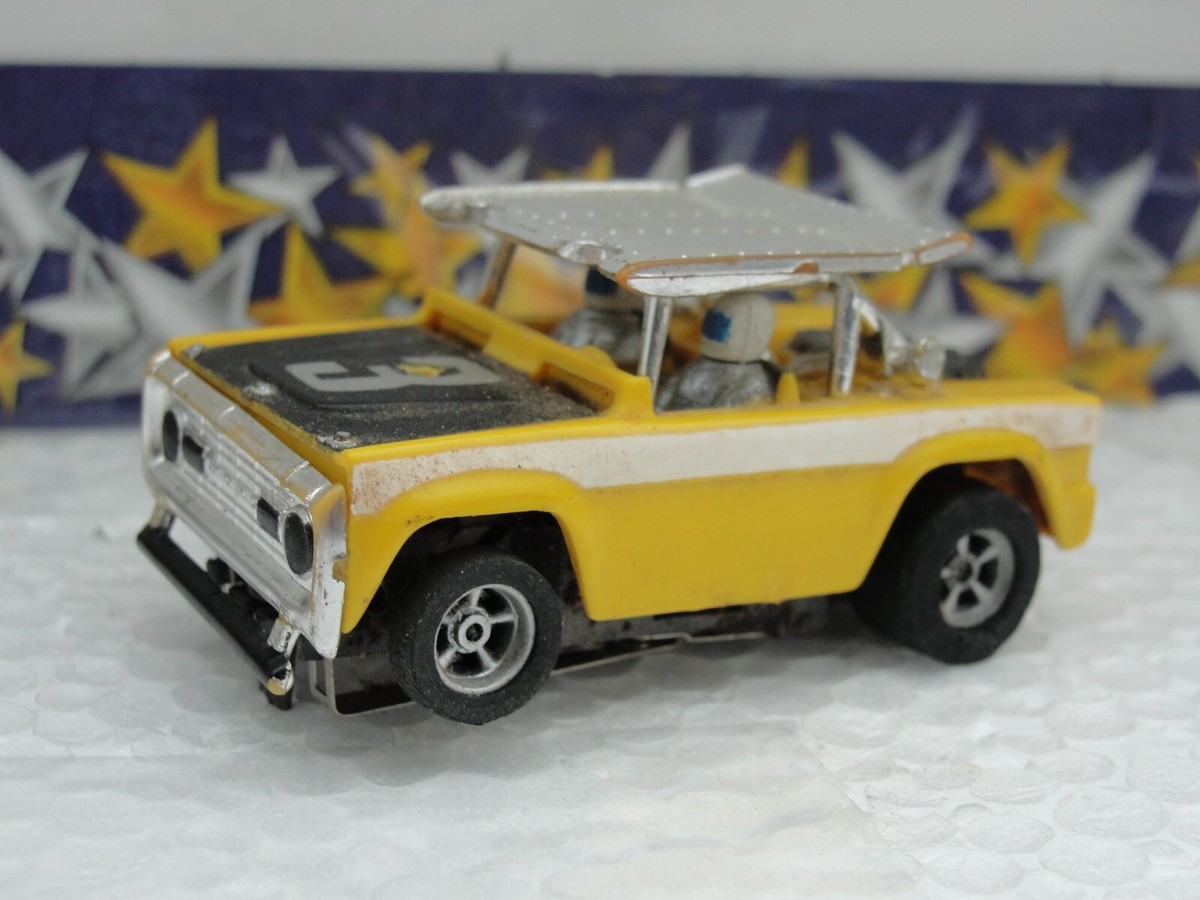 AFX Aurora Slot Car Ford Baja Bronco Yellow | eBay