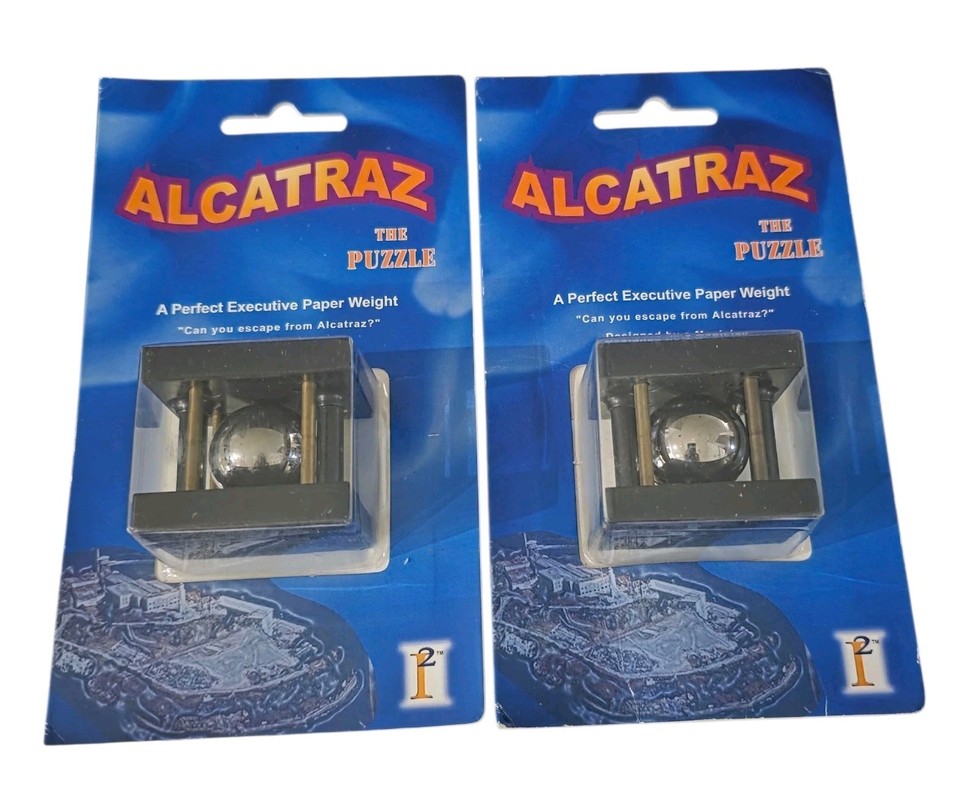 Vintage Alcatraz Ball Cage Puzzle Lot Executive Mechanical Brain Teaser MRM
