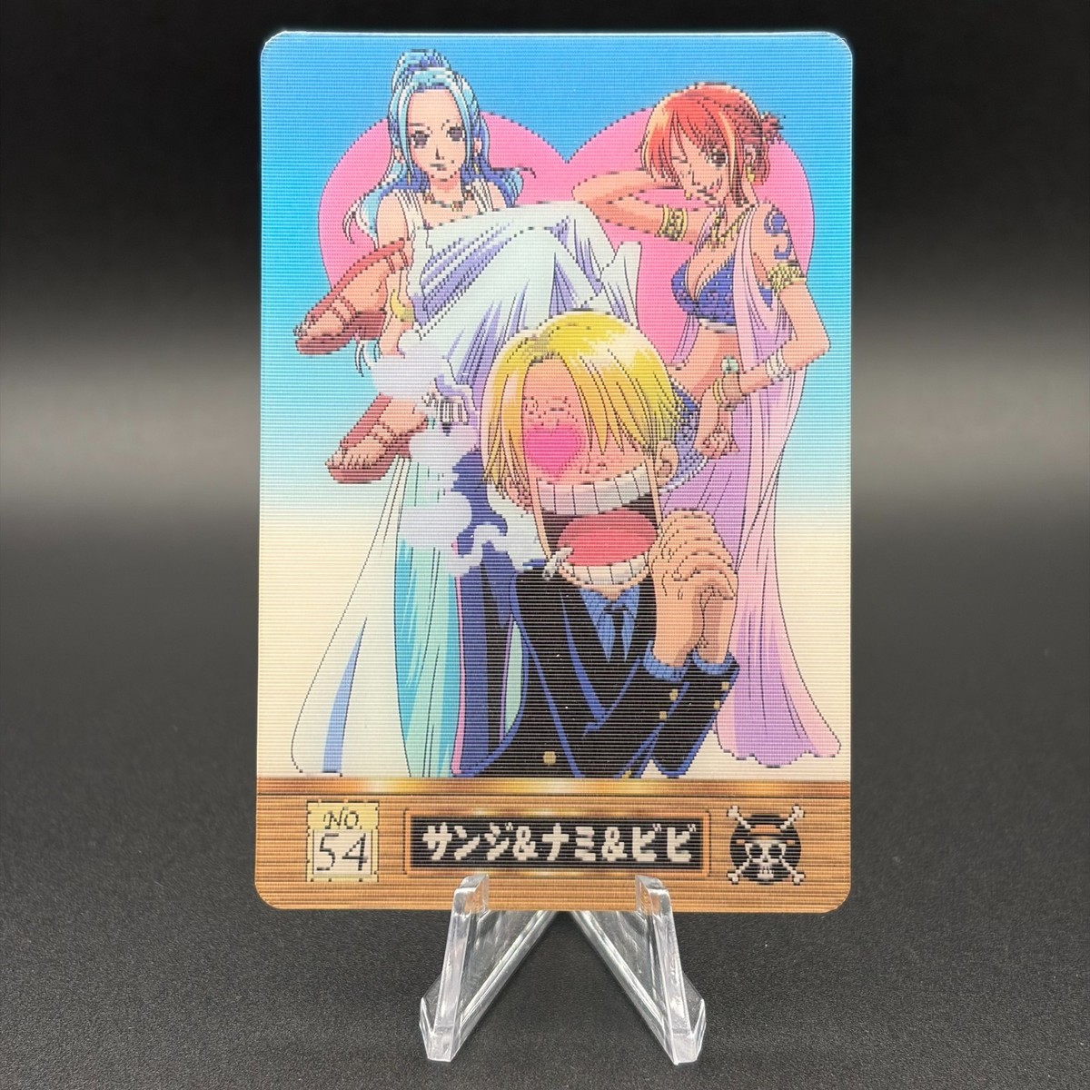 Nami Vivi Sanji One Piece Gummy Card Promo No.54 Bandai Anime