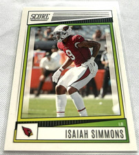 2022 Score Football Isaiah Simmons Arizona Cardinals base card #150