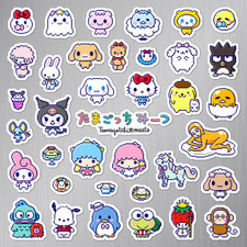 Tamagotchi Meets Sanrio Characters Magnets V-Pet Pixel Art 37 Magnet Pack