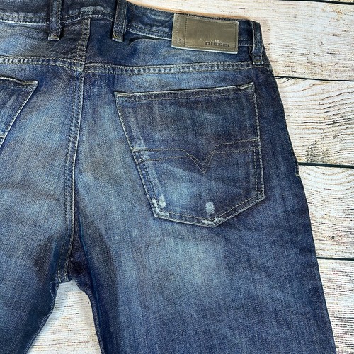 Diesel Men's Jeans W33 L34 Blue Waykee Stretch Regular Straight Denim Wash 0837A - Picture 16 of 20