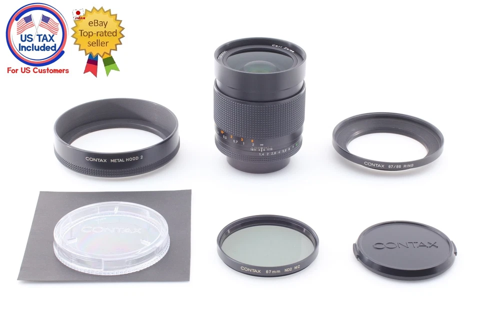 Lente C/Y con capucha [COMO NUEVA] Contax Carl Zeiss Distagon T* 35 mm f/1,4 MMJ de JAPÓN Foto 2 de 4