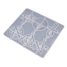 Non-Toxic Soft Silicone Mold Epoxy Casting DIY Tool for Making Resin Pendant L