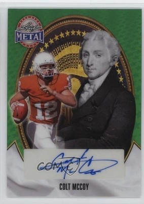 2026 Leaf Metal Presidents' Day 1/1 Colt McCoy #BA-CMC Auto 13u1