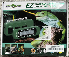 REPTI ZOO Reptile Digital Thermometer Hygrometer Controller for Tank Terrariu...
