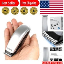 Cordless Mini Clippers Grooming Kit - Travel-Friendly, Stainless Steel Precision