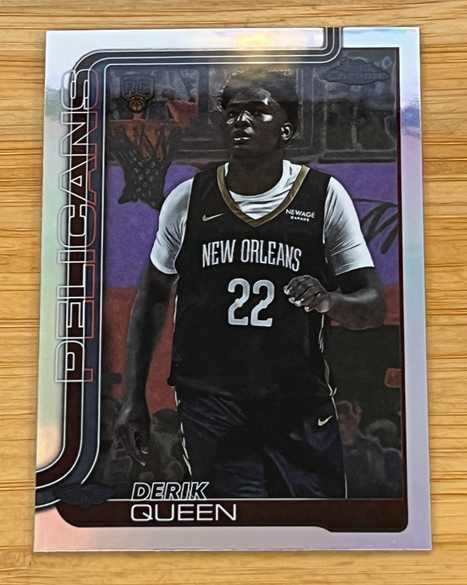 2025-26 Topps Chrome Derik Queen RC Negative Refractor #263