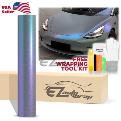 Galaxy Dust Matte Metallic Gray Blue Auto Sticker Decal Vinyl Wrap Sheet Film