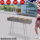 Large Portable Folding Charcoal BBQ Grill Stainless Steel Camping Picnic Cooking