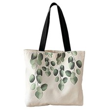 Women canvas Tote Bag for Women Shoulder Bag with zipper Work Beach Travel an...