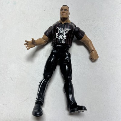 1999 Jakks Pacific Titan Tron Live Series 2 WWE The Rock 7'' Action Figure (A)