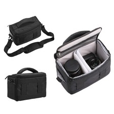 For SLR Mirrorless Camera Lens Accessories Storage Shoulder Bag Organizer Case