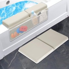 JJGoo Bath Kneeler  Elbow Rest Set, 1.5" Thick Kneeling Pad for Bathtub