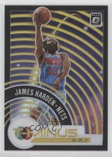 2020-21 Panini Donruss Optic T-Minus 3 2 1 Gold Prizm 3/10 James Harden #7 0nr3
