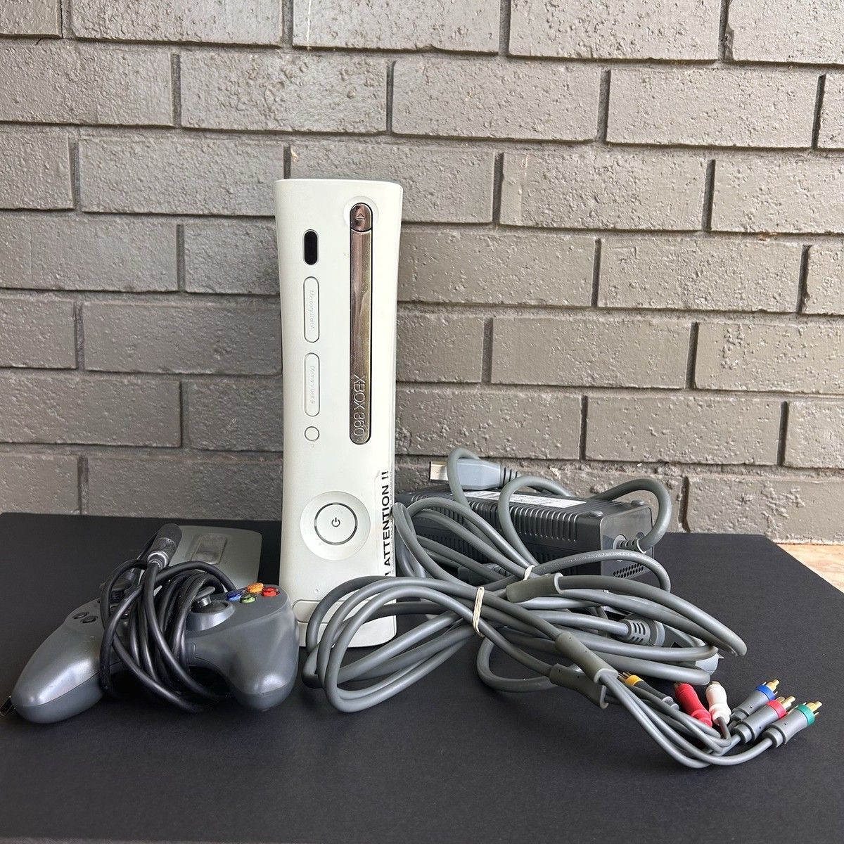 Microsoft Xbox 360 Console 20GB White Fat Jasper System & More
