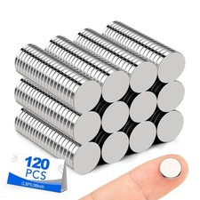 Small Magnets, 120 Pack Refrigerator Magnet 10x2mm Rare 10x2mm, 10x2mm-120P