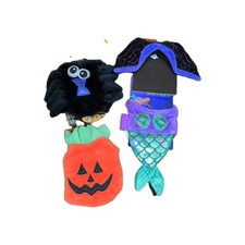 Four Bearded Dragon Costumes Spider Pumpkin Bat Wings And Mermaid