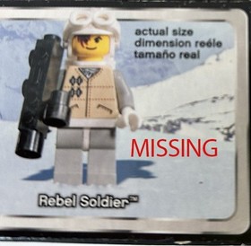 Lego Star Wars Rebel Snowspeeder Set 4500 (missing Rebel Soldier mini fig)