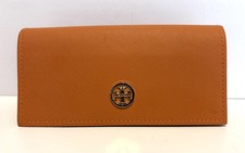 Tory Burch Sunglasses Case w Magnetic Snap - Orange w Tory Burch Logo CASE ONLY