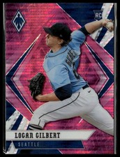 2021 Panini Chronicles #14 Logan Gilbert Phoenix Pink Pulsar