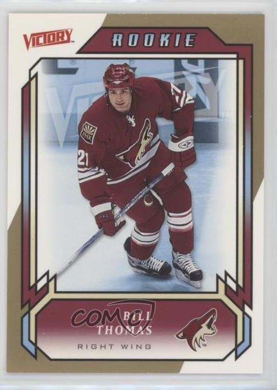 2006-07 Upper Deck Victory Gold Bill Thomas #222 Rookie RC 0i7t