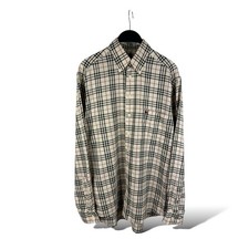 Vintage Burberry London Shirt Nova Check Long Sleeve Button Down Men  s Size M