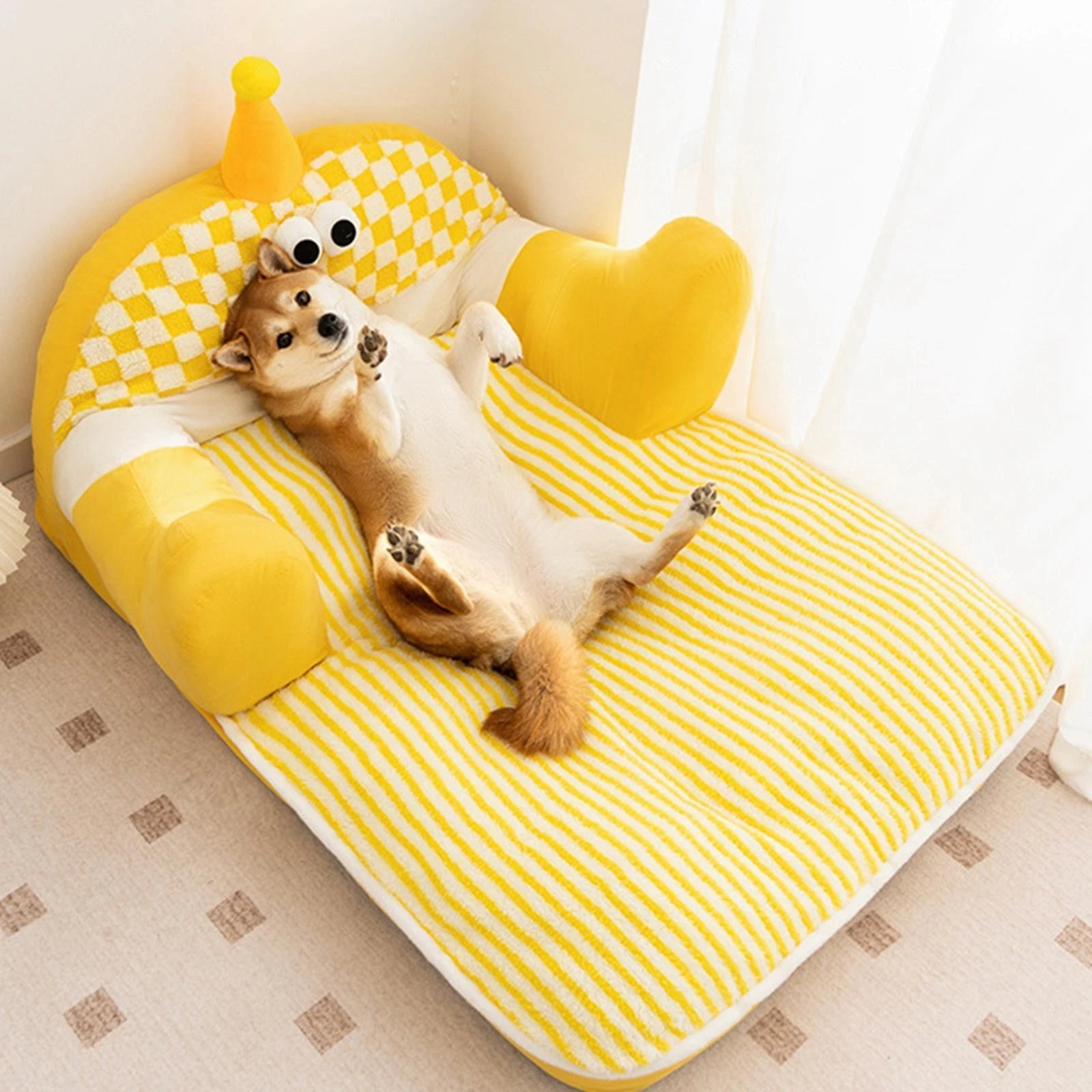 Dogs Sofa Bed Warm Nest Comfort Small Animals Playing Kitten Pet Cat Couch for