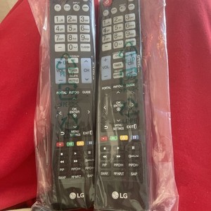 TWO NEW GENUINE LG TV Remote AKB73755450  Sealed lot of 10