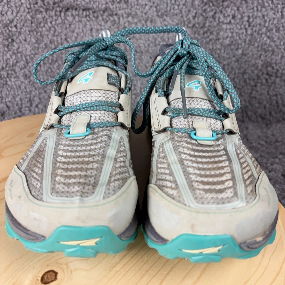 Zapato de Trail Running Altra Lone Peak 4 para Mujer Talla 7 Gris Azul Descalzo Zero Drop Foto 2 de 4