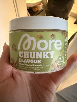 More Nutrition Chunky Flavour Typ Sugar Roasted Almonds, 150g   Über MHD