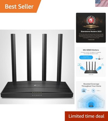 Smart Home Connectivity: AC1200 Gigabit Router with Advanced Internet Security