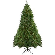 Northlight 7.5' Pike River Fir Artificial Christmas Tree - Dual Color LED Lights
