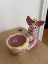 Piglet Egg Cup, UK Disney Store EXCLUSIVE Winnie The Pooh Rare Ceramic 1990s