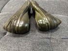 Easy Spirit Brown Leather Studded Solid Round Toe Slip On Wedge Pumps Size US 7 — photo 8