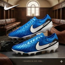 Nike Tiempo Legend 10 Elite FG Soccer Cleats Royal Blue - DV4328-400 - Men s 5.5