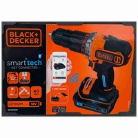 Black+Decker Akku Schlagbohrschrauber Bohrer BDCHD18KST 18V Mit Usb & Bluetooth