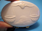 LIMOGES France SCALES OF JUSTICE Hinged Trinket Box