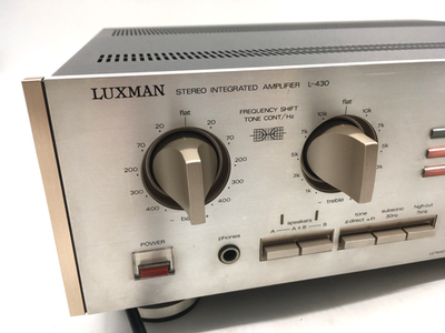 LUXMAN L-430 Stereo Integrated Amplifier Japan 105W+105W Tested