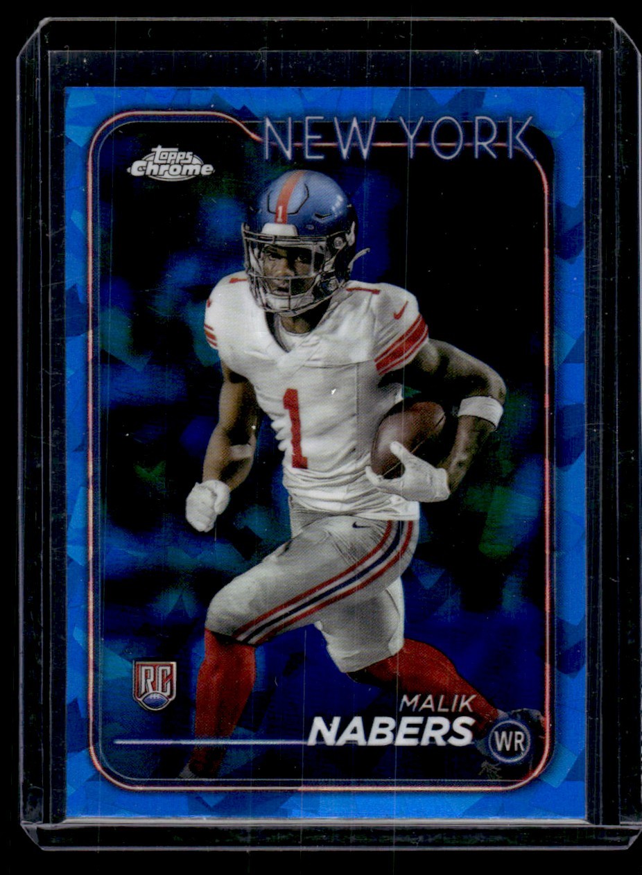 MALIK NABERS 2024 TOPPS CHROME SAPPHIRE #205 RC