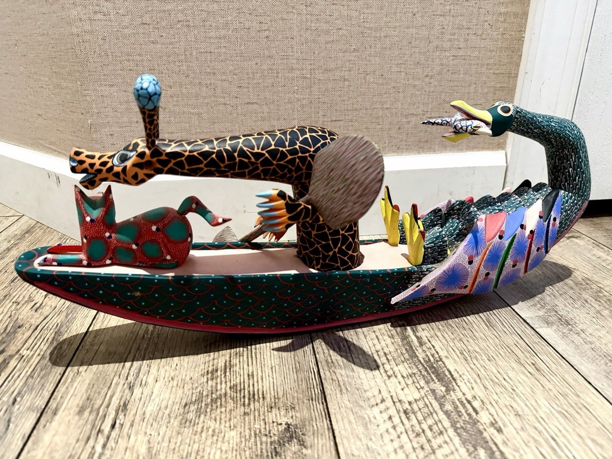 アート・デザイン・音楽 Bahia Tatuagens - Arlete Soares jf00 Porfirio Sosa Gutierrez Alebrije Canoe Oaxaca Wood Carving 21