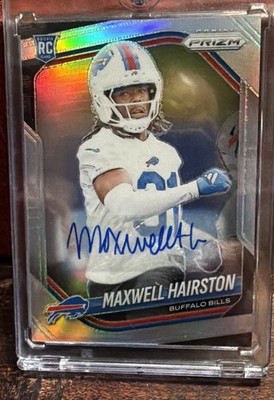 2025 Prizm - Rookies Maxwell Hairston #360 Silver Prizm Autographs (AU, RC)