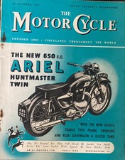 The Motor Cycle Magazine, OCTOBER 29 1953, Ariel Huntmaster 650cc