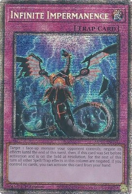 YUGIOH: 1x Infinite Impermanence MP25-EN032 Starlight Rare 2025 Mega-Pack