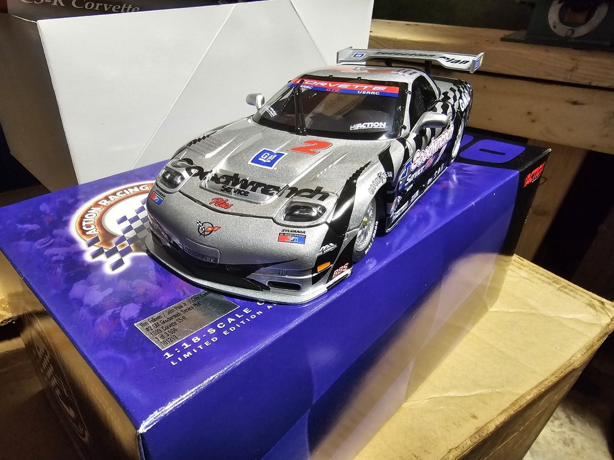 オートアート18/1 Corvette C5-R ミニカー Goodwrench RARE NEW GMP 1999 Goodwrench Corvette C5R #2 LIMITED EDITION 1-500
