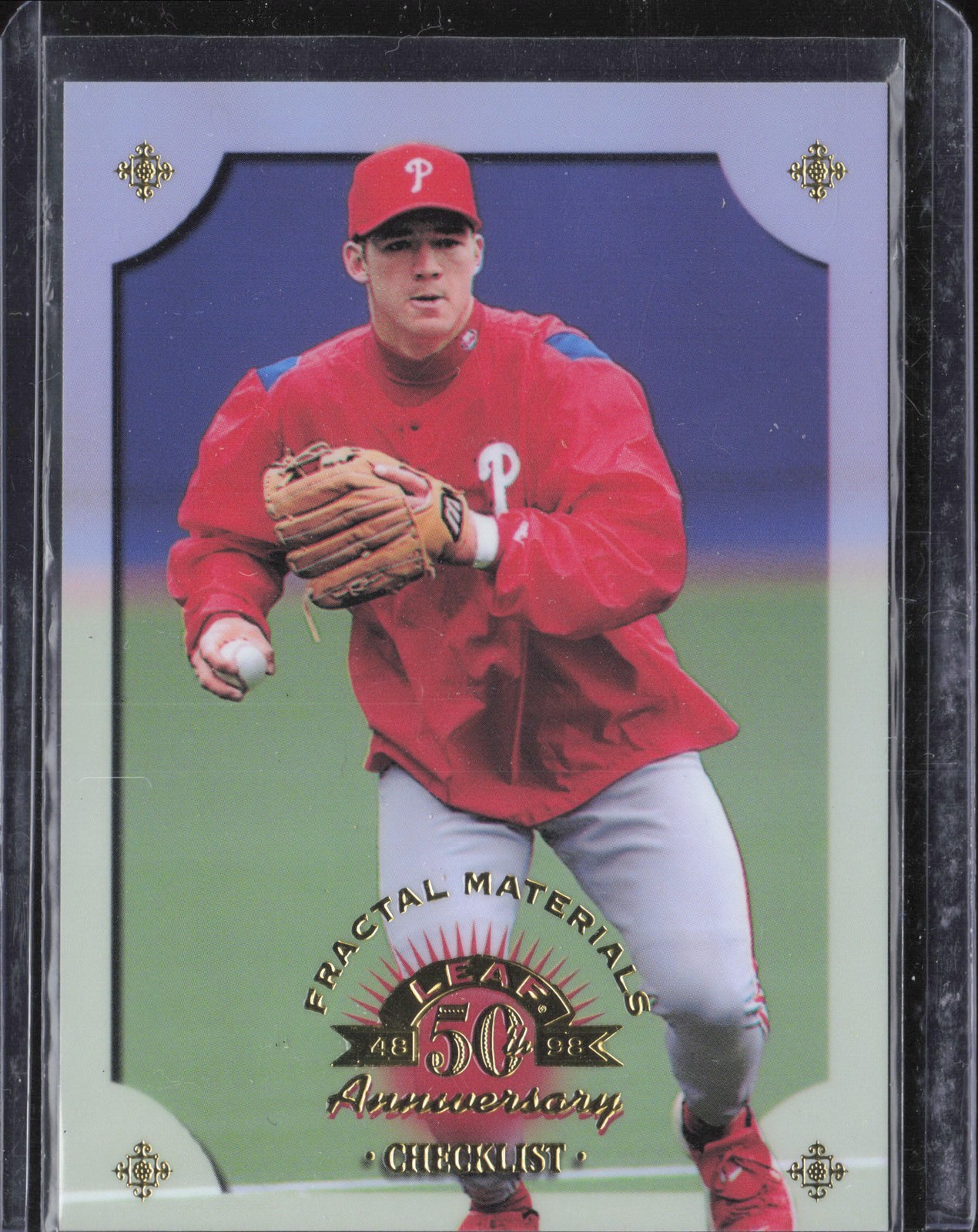 1998 Leaf #199 Scott Rolen Fractal Materials #/3250