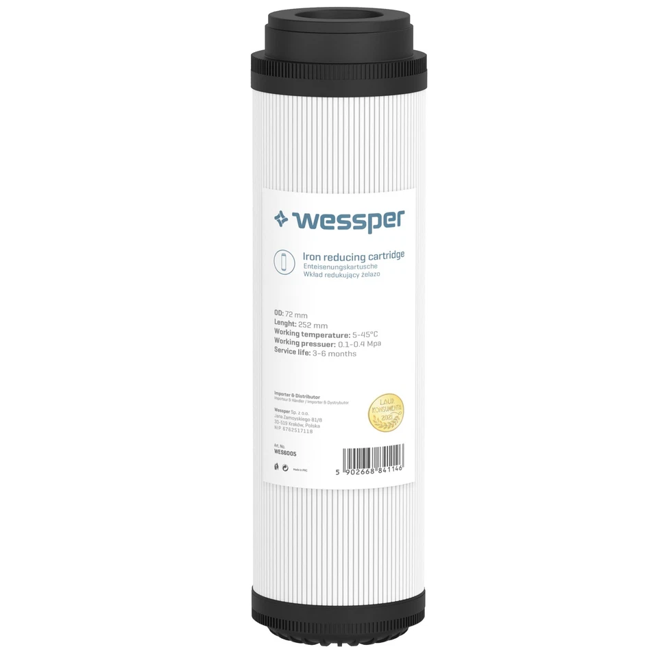 Enteisenung Kartusche 10 Zoll Wasser vorfilter Wasserreinigung Wessper 3 Stück - Bild 2 von 4