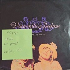 Voice of The Beehive Monsters & Angels Vinyl Record 7" VG/G+ LON302 1991